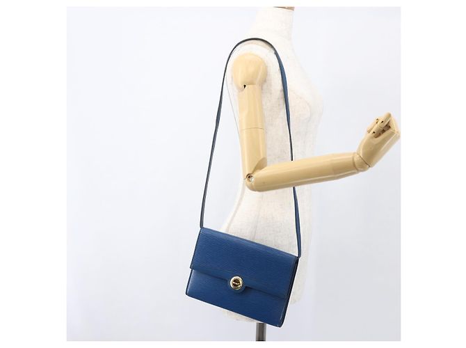 LOUIS VUITTON Epi Pochette Arche Sac à épaule Bleu M52575 LV Auth bs31907 - vue 22