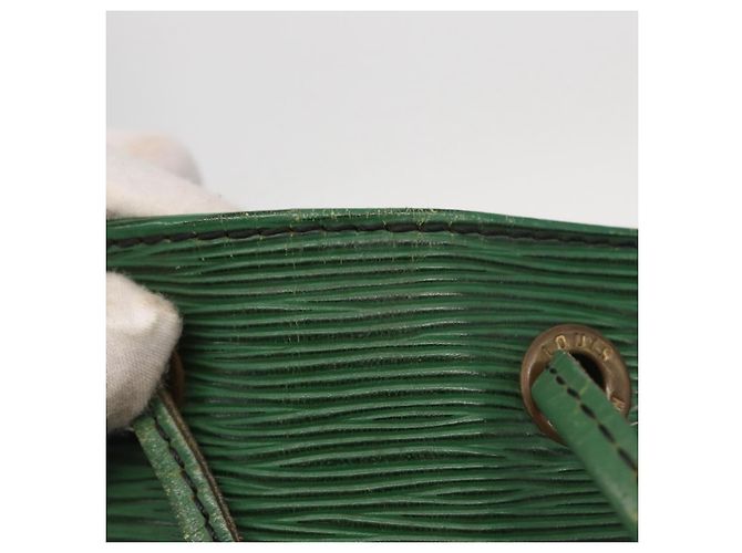 Noe LOUIS VUITTON Borsa a Spalla Petit Noé Epi Verde M44104 LV Auth ep12277 - vista 10