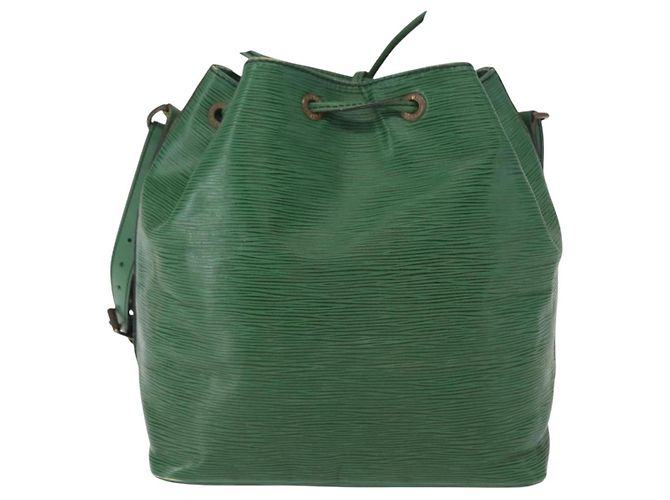 Noe LOUIS VUITTON Borsa a Spalla Petit Noé Epi Verde M44104 LV Auth ep12277 - vista 2