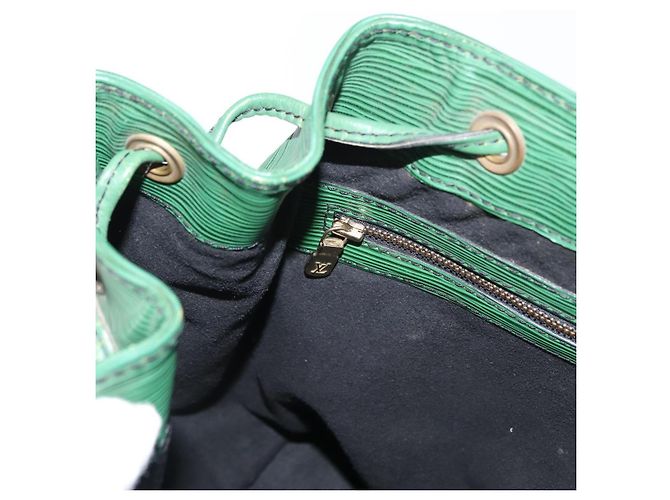 Noe LOUIS VUITTON Borsa a Spalla Petit Noé Epi Verde M44104 LV Auth ep12277 - vista 22