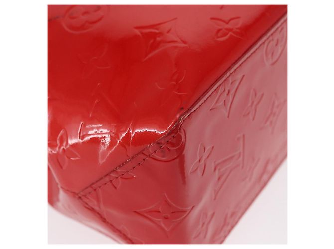 LOUIS VUITTON Borsa a Mano Monogram Vernis Reade PM Rossa M91088 LV Auth 158633 Rosso - vista 15