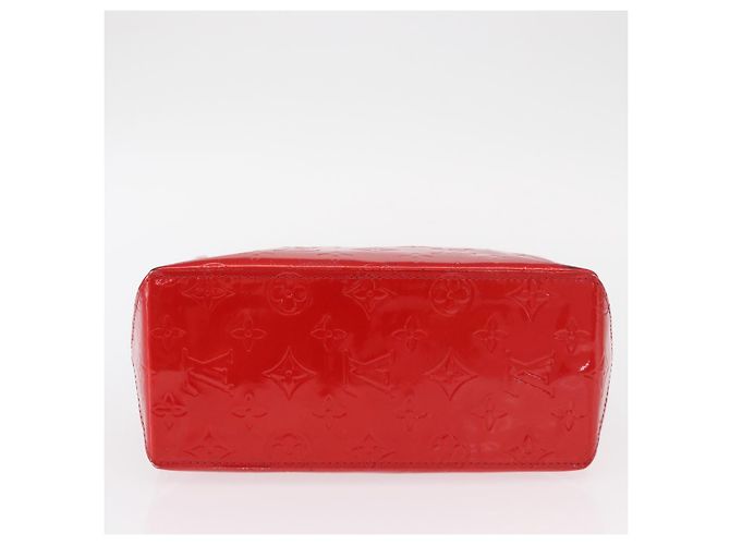 LOUIS VUITTON Borsa a Mano Monogram Vernis Reade PM Rossa M91088 LV Auth 158633 Rosso - vista 6