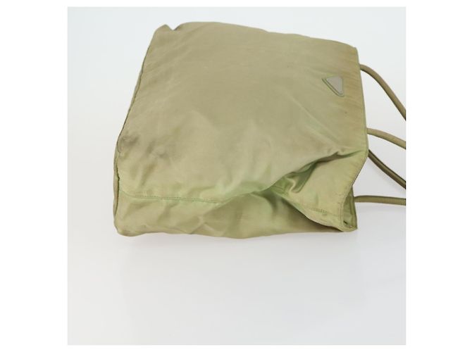 Borsa Tote PRADA Nylon 2 Set Blu Beige Auth 157189 - vista 4