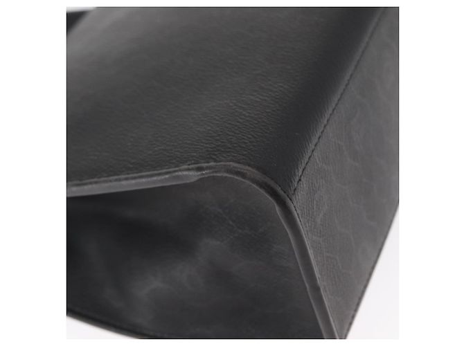 Borsa a mano in tela a nido d'ape PVC 2 in 1 nera e oro Christian Dior Auth ep12478 Nero D'oro - vista 15