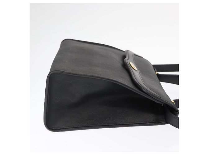 Borsa a mano in tela a nido d'ape PVC 2 in 1 nera e oro Christian Dior Auth ep12478 Nero D'oro - vista 3