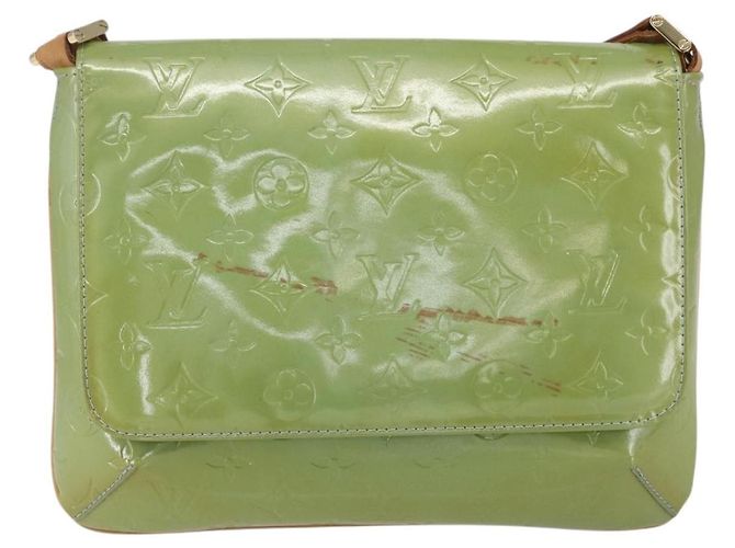 LOUIS VUITTON Borsa a Spalla Vernis Thompson Street Blu Baby M91009 Auth 160550 Blu chiaro - vista 13
