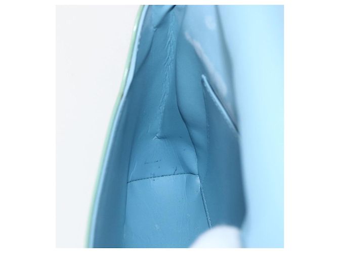 LOUIS VUITTON Borsa a Spalla Vernis Thompson Street Blu Baby M91009 Auth 160550 Blu chiaro - vista 19