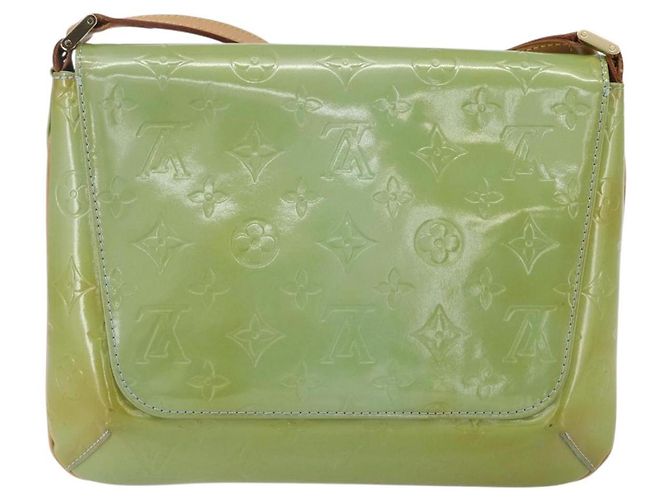 LOUIS VUITTON Borsa a Spalla Vernis Thompson Street Blu Baby M91009 Auth 160550 Blu chiaro - vista 2