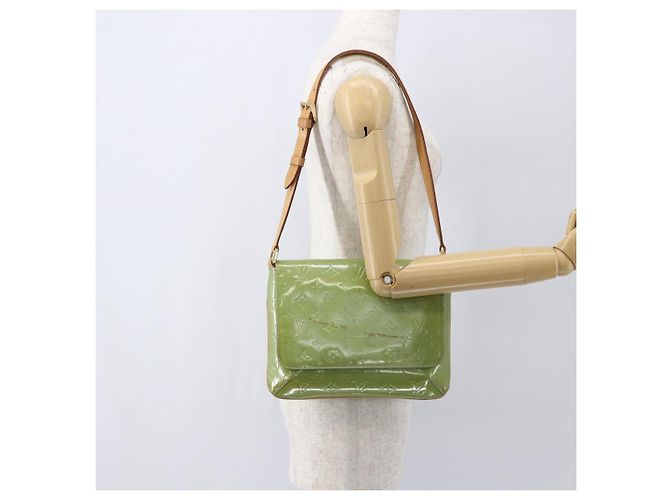 LOUIS VUITTON Borsa a Spalla Vernis Thompson Street Blu Baby M91009 Auth 160550 Blu chiaro - vista 21