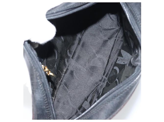 Borsa a Spalla Salvatore Ferragamo in Pelle Nera Oro Auth 158721 Nero D'oro - vista 10