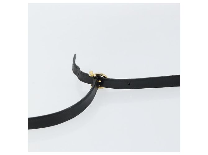 Borsa a Spalla Salvatore Ferragamo in Pelle Nera Oro Auth 158721 Nero D'oro - vista 14