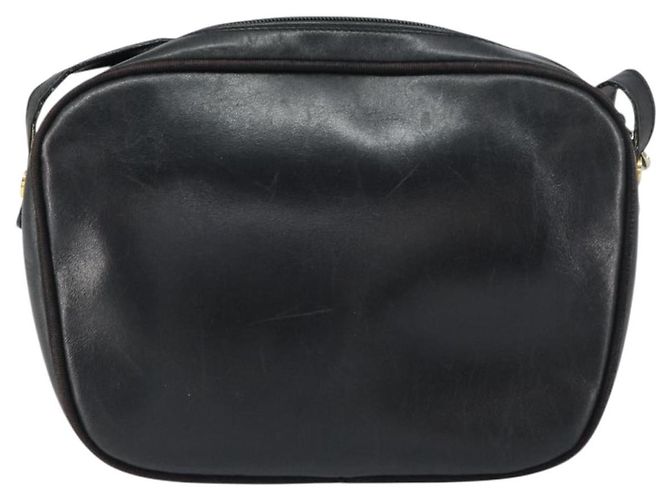 Borsa a Spalla Salvatore Ferragamo in Pelle Nera Oro Auth 158721 Nero D'oro - vista 2