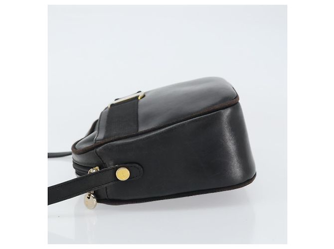Borsa a Spalla Salvatore Ferragamo in Pelle Nera Oro Auth 158721 Nero D'oro - vista 4