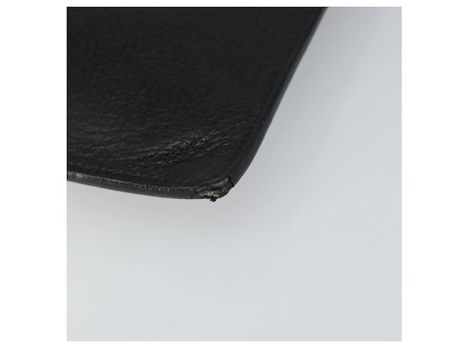 GUCCI Borsa Clutch Web Sherry in Pelle Nera e Oro 428758 Auth bs32046 Nero D'oro - vista 14