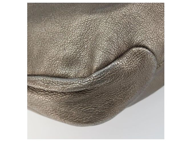 Borsa a mano Vala in pelle dorata Salvatore Ferragamo Auth bs31761 - vista 15