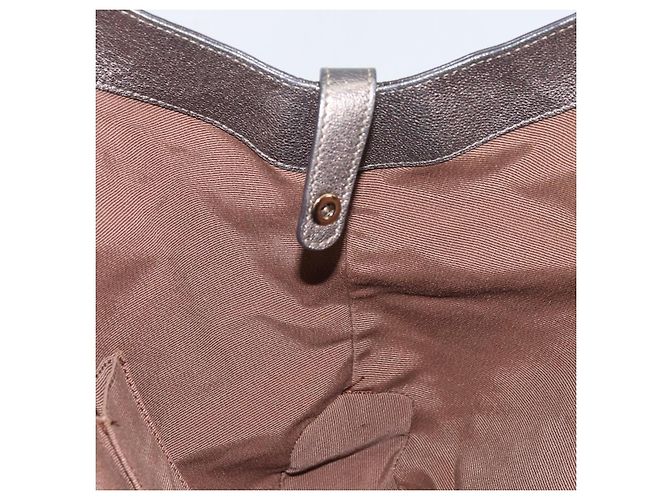 Borsa a mano Vala in pelle dorata Salvatore Ferragamo Auth bs31761 - vista 19