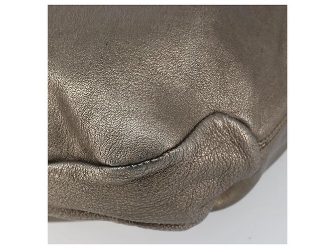 Borsa a mano Vala in pelle dorata Salvatore Ferragamo Auth bs31761 - vista 9