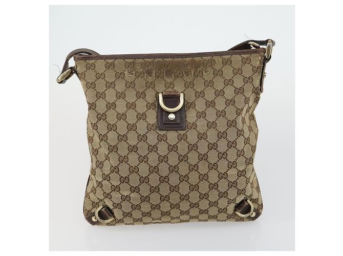 Borsa a Spalla GG Canvas Gucci 2 Set Beige Auth 156389 - vista 10