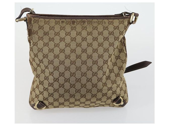Borsa a Spalla GG Canvas Gucci 2 Set Beige Auth 156389 - vista 11
