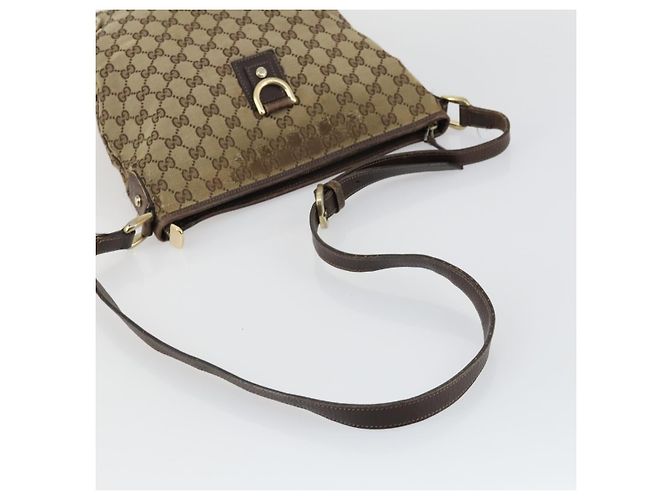Borsa a Spalla GG Canvas Gucci 2 Set Beige Auth 156389 - vista 13