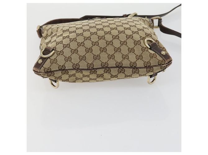 Borsa a Spalla GG Canvas Gucci 2 Set Beige Auth 156389 - vista 15
