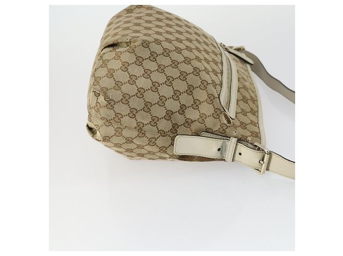 Borsa a Spalla GG Canvas Gucci 2 Set Beige Auth 156389 - vista 4