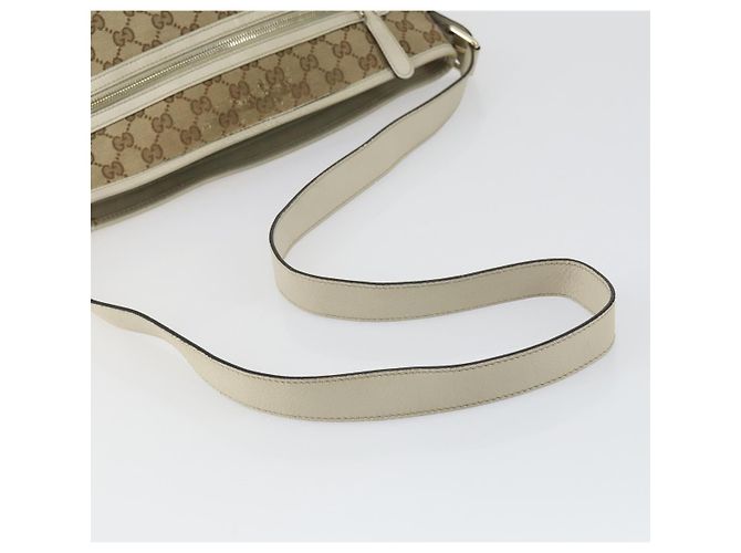 Borsa a Spalla GG Canvas Gucci 2 Set Beige Auth 156389 - vista 5