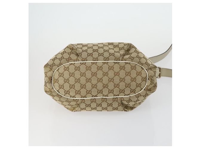 Borsa a Spalla GG Canvas Gucci 2 Set Beige Auth 156389 - vista 7