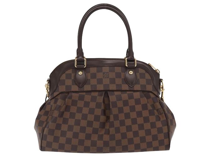 LOUIS VUITTON Borsa a Mano Trevi PM Damier Ebene 2way N51997 LV Auth ep12513 - vista 2