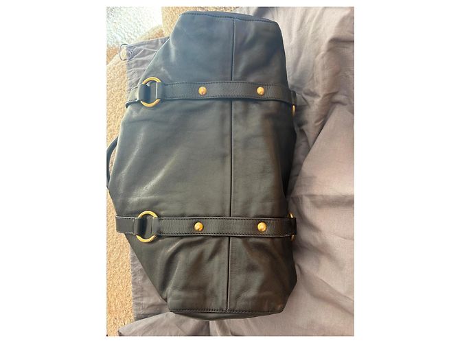 Borsa in pelle Vitello Miu Miu Nero - vista 6