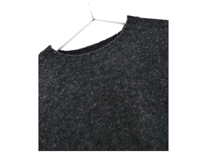 Oversized-Pullover aus Alpaka-Mix von Masscob Anthrazitgrau - Ansicht 2