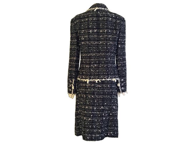 Gonna Chanel con giacca coordinata Nero - vista 12
