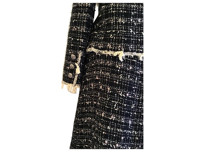 Gonna Chanel con giacca coordinata Nero - vista 5