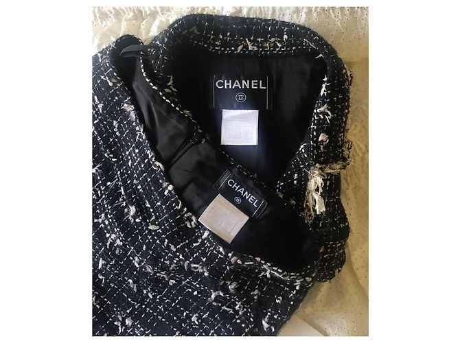 Gonna Chanel con giacca coordinata Nero - vista 9