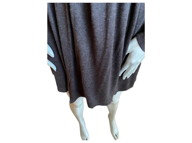 Max & Co Fluider Wickelkleid – Zeitlose Eleganz Dunkelbraun - Ansicht 2