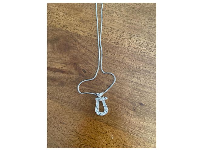 Collana con pendente Fred Force 10 oro bianco Argento - vista 2