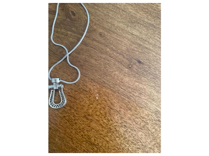 Collana con pendente Fred Force 10 oro bianco Argento - vista 4