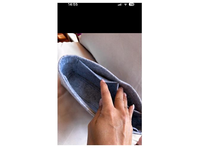 Chanel 19 Lammleder Handtasche Silber - Ansicht 13