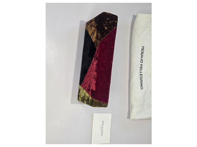 Borsa da sera Renaud Pellegrino in satin rosa - vista 6