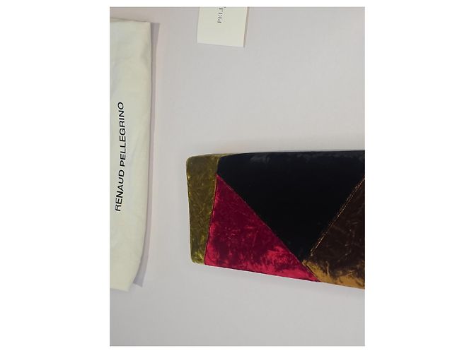 Borsa da sera Renaud Pellegrino in satin rosa - vista 9