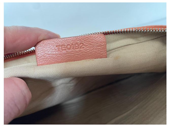 Clutch Givenchy in pelle beige rosa - vista 11