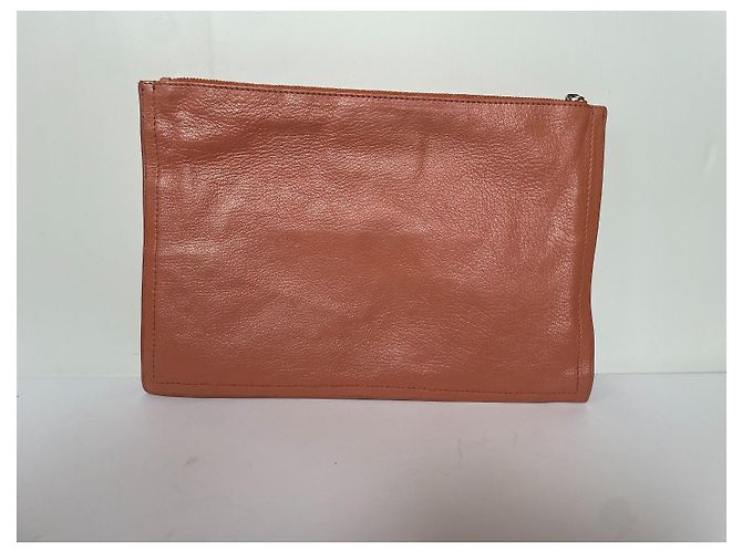 Clutch Givenchy in pelle beige rosa - vista 3