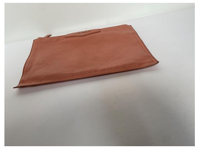 Clutch Givenchy in pelle beige rosa - vista 6