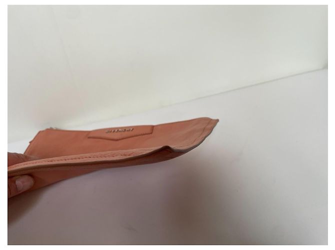 Clutch Givenchy in pelle beige rosa - vista 8