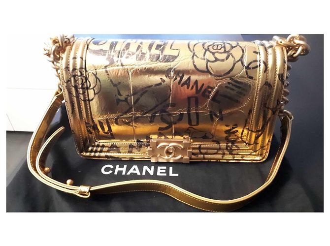 Chanel Edizione limitata Sac Boy nuovo D'oro - vista 2