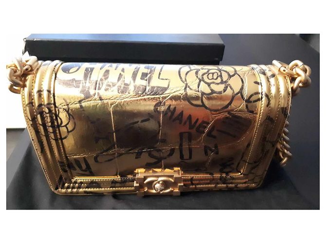 Chanel Edizione limitata Sac Boy nuovo D'oro - vista 3