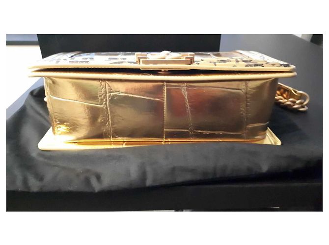 Chanel Edizione limitata Sac Boy nuovo D'oro - vista 4