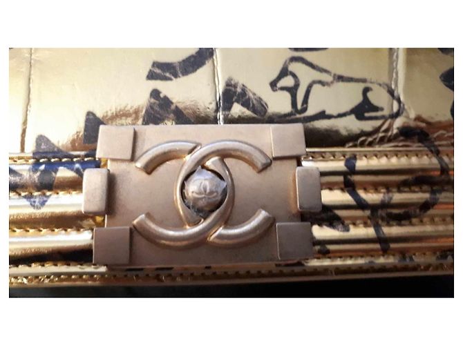 Chanel Edizione limitata Sac Boy nuovo D'oro - vista 6