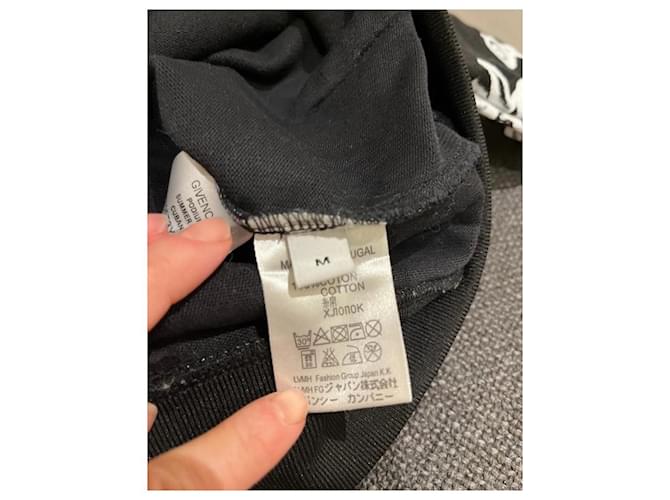 Moletom com capuz com zíper Givenchy preto e branco de algodão - vista 7