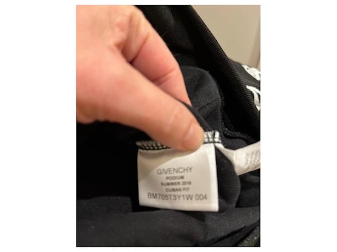 Moletom com capuz com zíper Givenchy preto e branco de algodão - vista 9